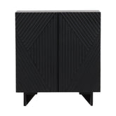 Earnest Black Bar Cabinet